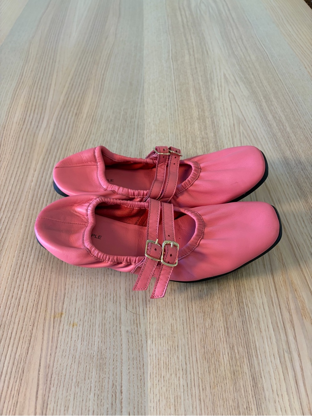 Free People Gemini Ballet Flat in Watermelon - Picture 2 of 3